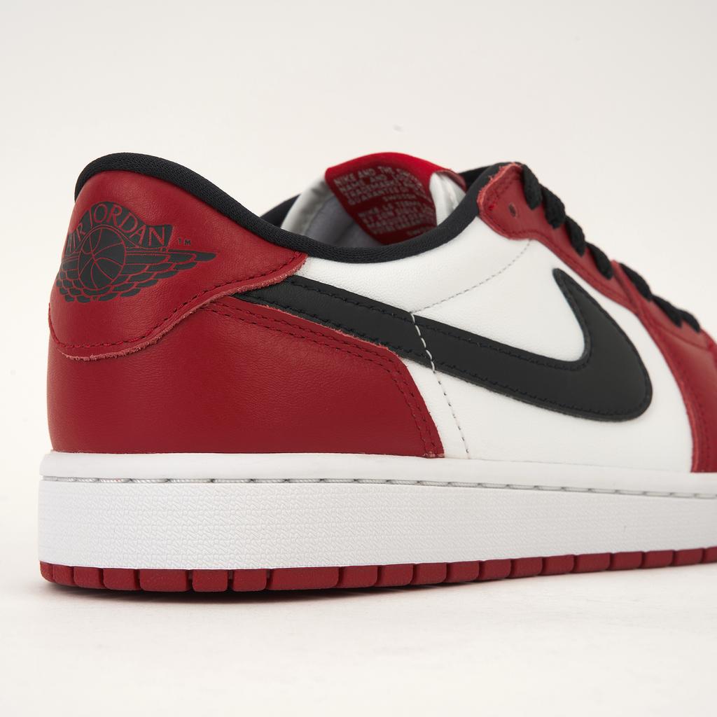 Кроссовки Air Jordan 1 Retro Low OG Chicago 2025 унисекс красные Varsity-красные черные HQ6998-600