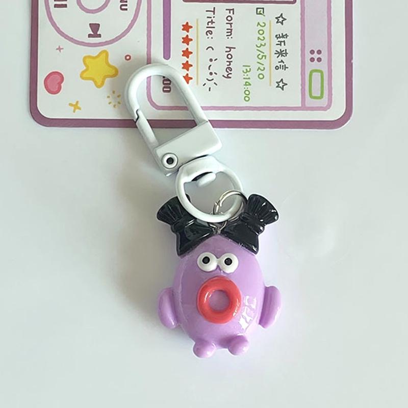 Забавная сосиска большой рот монстр брелок мультфильм кукла кулон брелок рюкзак подвески украшение автомобиля сумка аксессуары