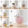 Wool Holiday Christmas Felt Sheep Figurines Party Supplies Statue Miniature Home Decoration