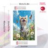 Cute American Shorthair cat Pattern  3pcs 100% Round Full Drill 5D DIY Diamond Painting Embroidery Cross Stitch Rhinestone Décor