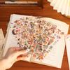 2 Pcs Kawaii Aesthetic Cartoon Stickers for Phone Camera Luggage Journal Scrapbooking Decoration Cute Stationery Decals