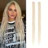 2Pcs 24 Inch Handmade Dreadlock Extensions Clip-in Hippie Dreads Hairpiece  Suitable for All People