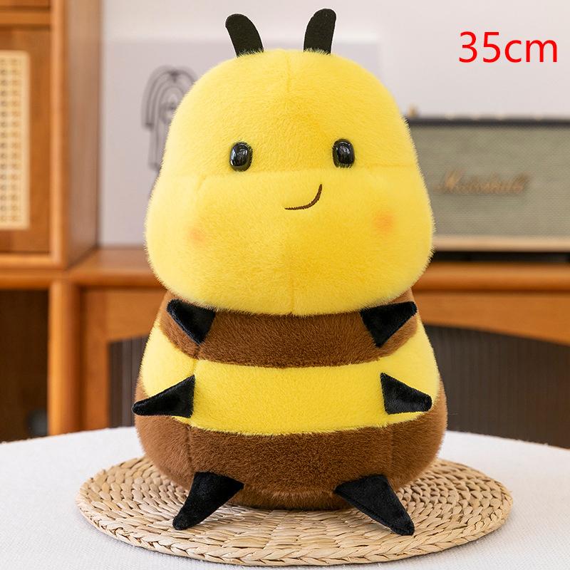 25/35Cm Cartoon Adorable Honey Bee Plush Toy Soft Cute Spring Bees Stuffed Toy Perfect Birthday Gift For Kids Girls Boys