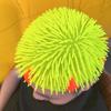 Comfortable To Wear Spiky Ball Prank Hat Portable Colorful Headgear Long Hair Head Cover  Gag Gift