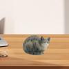 Cat Figurine Model for Office Decor and Pet Lovers