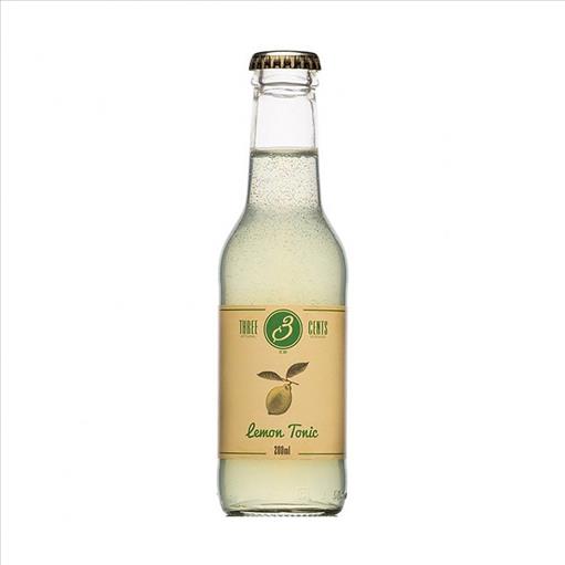 Napój gazowany lemon tonic 200ml - three cents