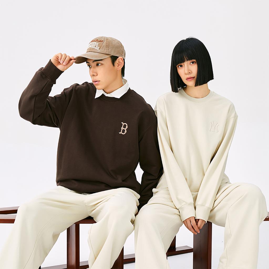 Новая коллекция MLB MONOGRAM Нью-Йорк Янкис Осень/Зима 25 Свитшот Унисекс 3AMTM0654-50CRD