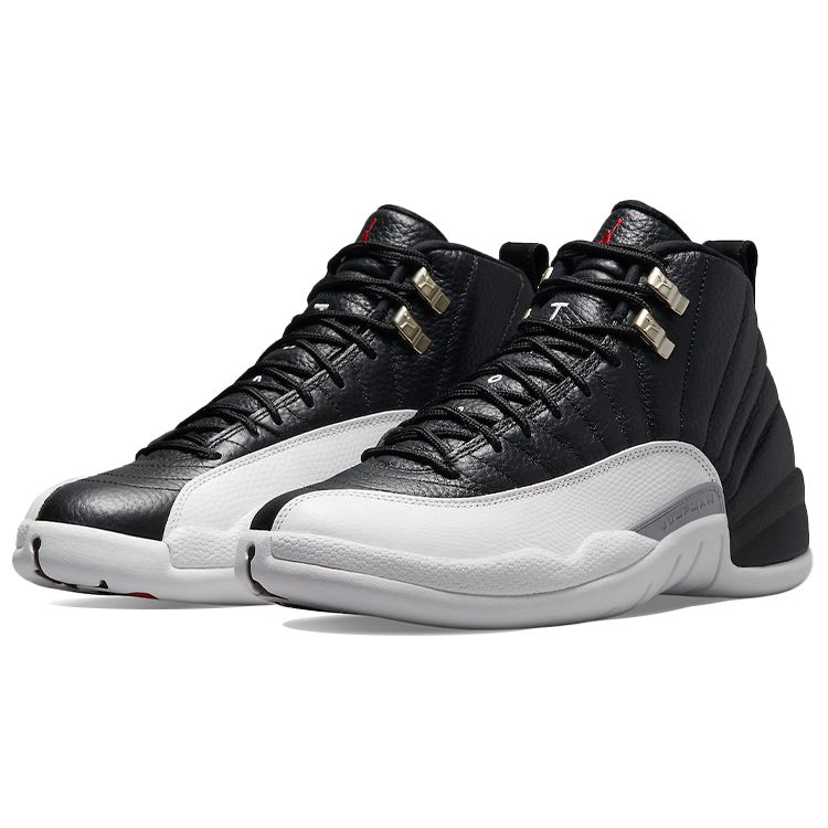 Кроссовки унисекс Air Jordan 12 Retro Playoff 2022 Черный Varsity-Красный Белый CT8013-006