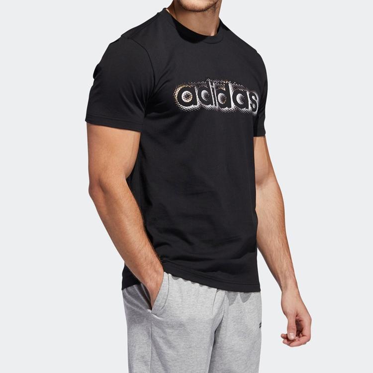 Adidas Мужская футболка с круглым вырезом Modern Sports Training, черные EI4607