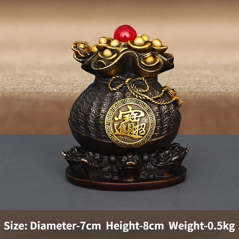 Латунная золотая жаба, украшение для богатства, домашняя гостиная, фирменный магазин, украшение в виде трехногой золотой жабы, чаша для сокровищ