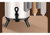 Double-Layer Stainless Steel Insulated Milk Tea Bucket for Hot & Cold, Large Capacity, Ideal for Milk Tea and Soy Milk Shops