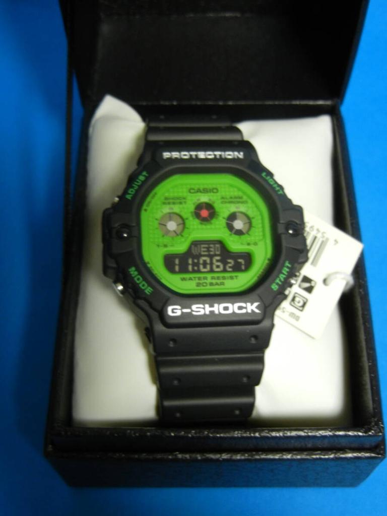 Горячие Скальные Звуки Черный Зеленый CASIO DW-5900RS-1JF G-SHOCK
