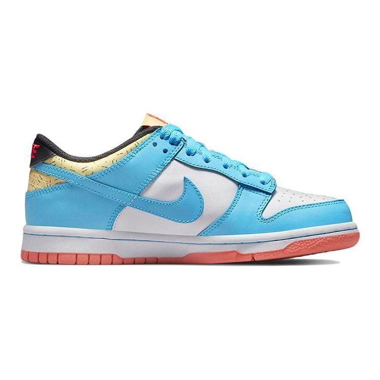 Kyrie Irving x Nike Dunk Low SE GS Baltic Blue Gum Детские кроссовки Белые DN4179-400