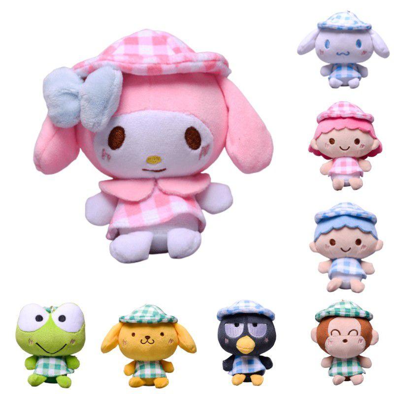 Милая Плюшевая Кукла-Подвеска Sanrio Куроми Мелоди Синнаморолл Для Украшения Сумки и Брелока