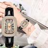 Маленькие Зеленые Часы Женские Часы Нишевые Яйцо Голубя Kuaishou Стразы Цыганские