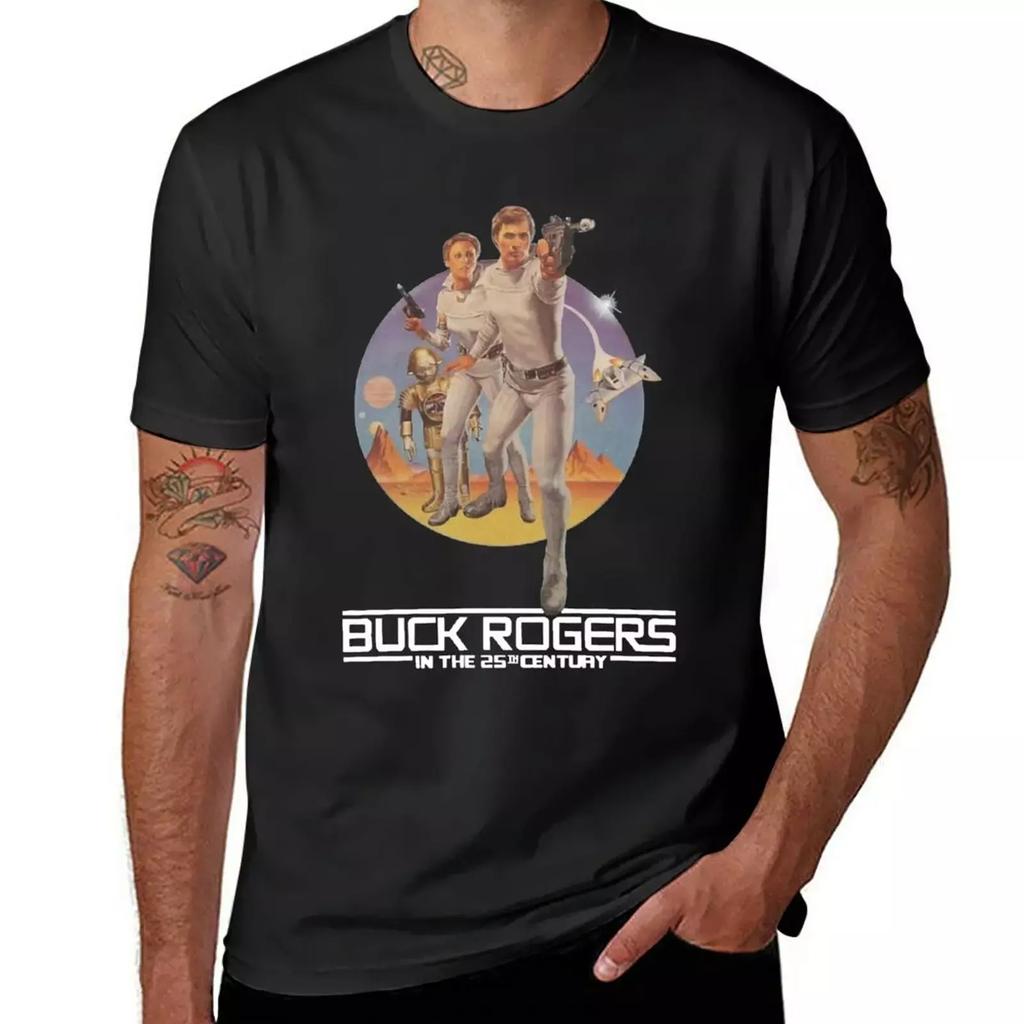 Vintage Retro BuckIn The 25Th Century Gifts T-Shirt cute clothes summer tops big and tall t shirts for men