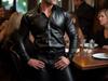 Men's Black Real Soft Lambskin Leather Shirt New Handmade Stylish Party Casual