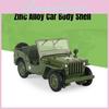 Игрушечная модель внедорожника Willys из сплава для симуляции, для демонстрации и игры