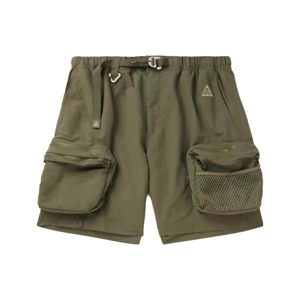 Nike Мужские шорты-карго Хаки Зеленый Умеренные DN3946-222