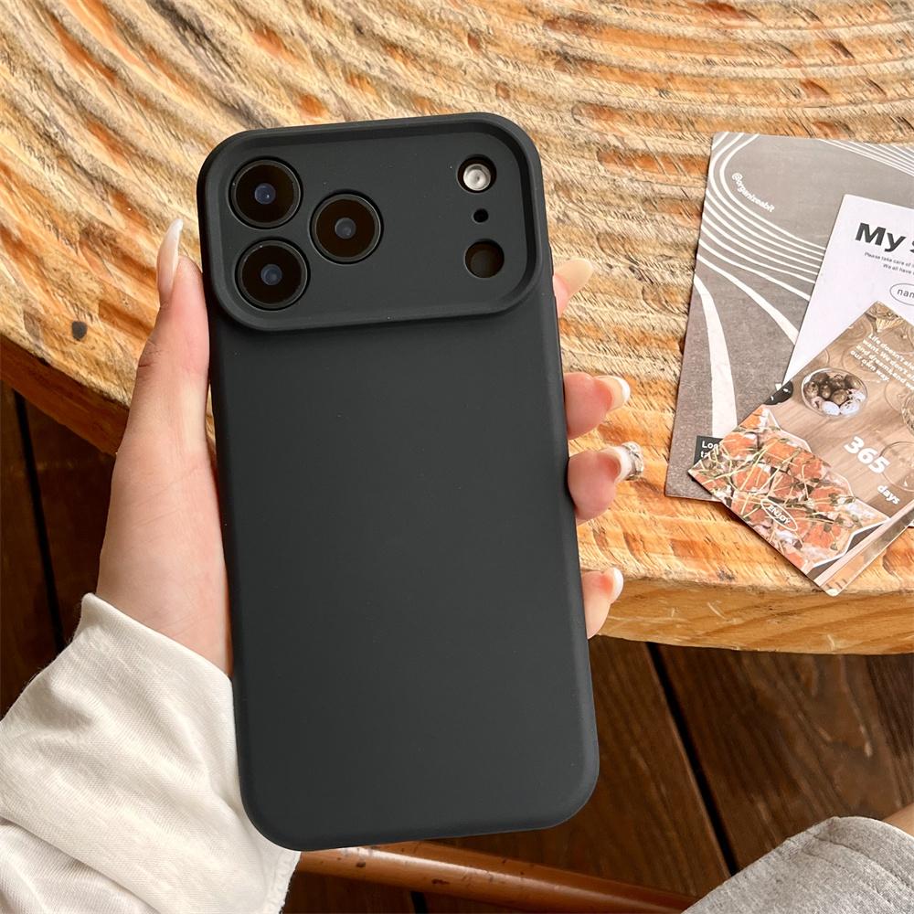 Жидкий силиконовый защитный чехол Для Для Iphone 17 Air 16 Pro Max Plus 17Pro 17ProMax Защита камеры Матовый Мягкий чехол
