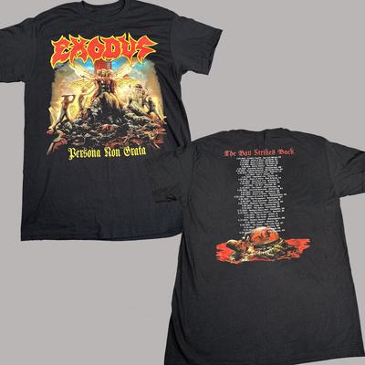 Футболка Exodus Band The Bay Strikes Back 2-сторонняя S-5XL NE253 Унисекс