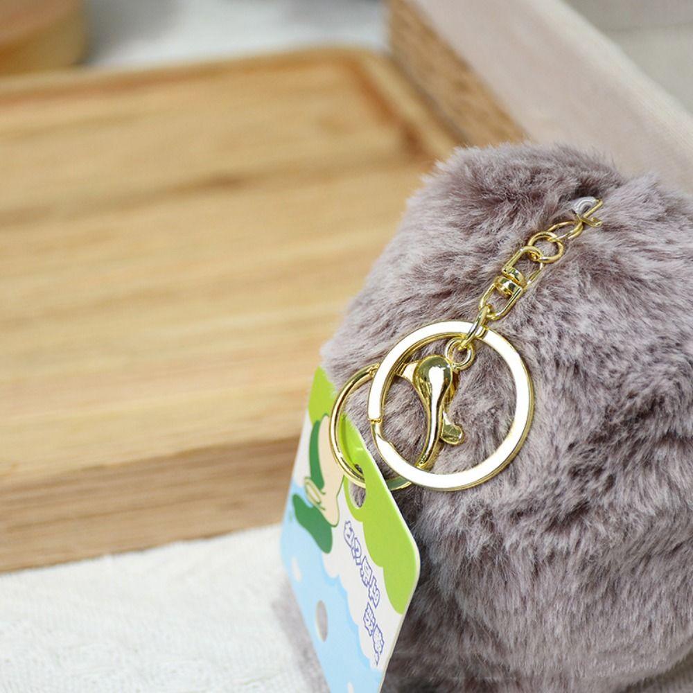Adorable Little Hedgehog Keychain Mini Hedgehog Cute Hedgehog Plush Keyring  Car Keychain