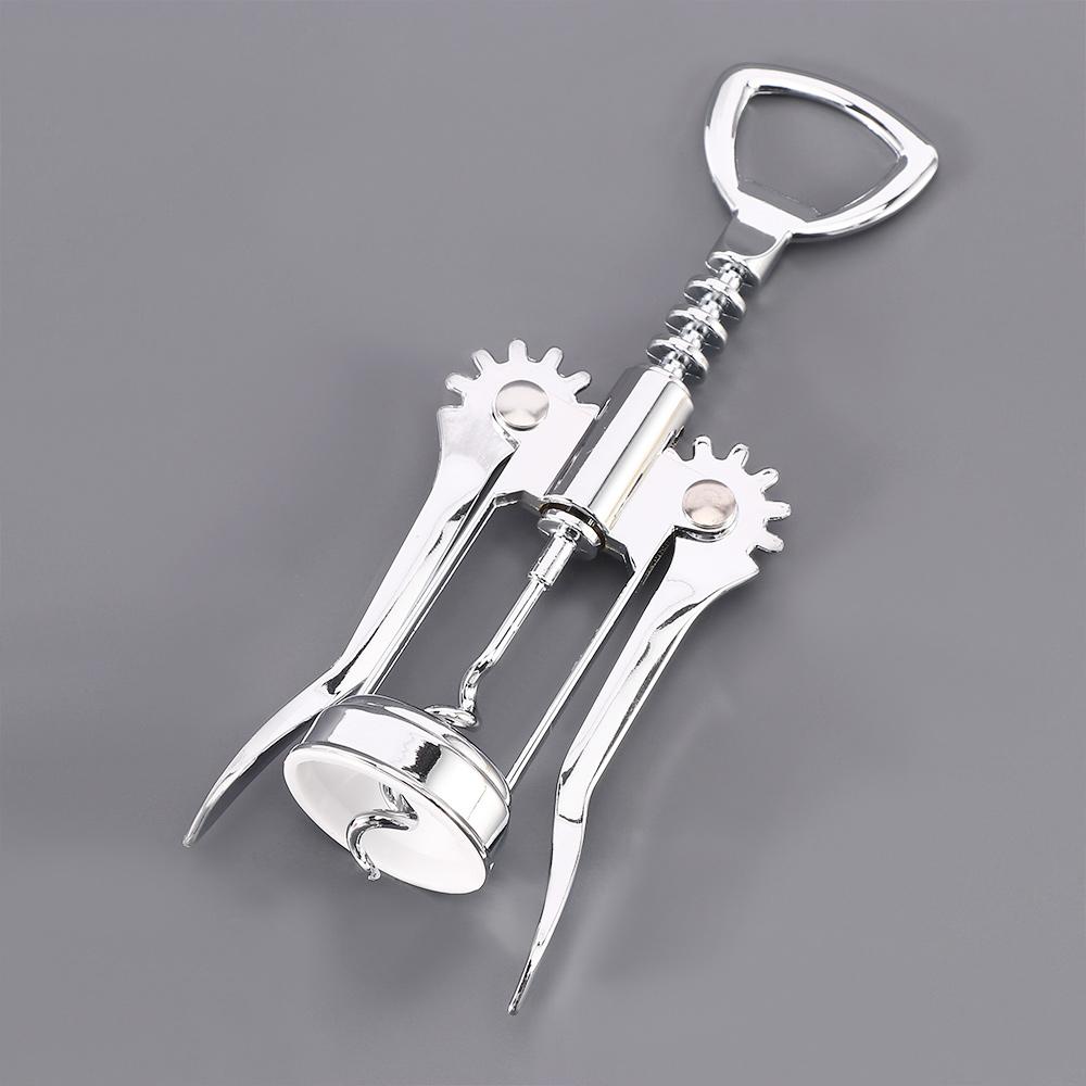 Steel Beer Sommeliers Wing Type Corkscrews Kitchen Dining Bar Tool Wine Cork Remover Bottle Openers