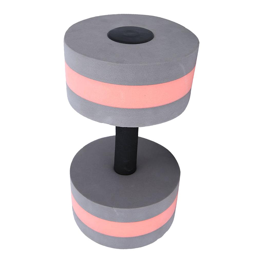 Eco Friendly Roundness Foam Water Floating Dumbbell Fitness Equipment(gray Red )