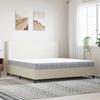 VidaXL Matelas à ressorts ensachés moyen 200x200 cm 372821