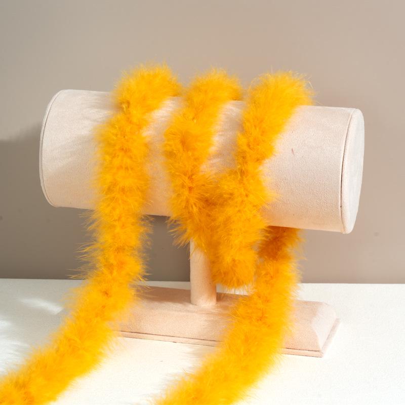 Colorful Turkey Feather Strips for Crafts and Decorations