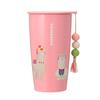 STARBUCKS Alpaca Cup-Shaped Stainless Steel Bottle, 355ml, Tumbler, Water Bottle, Starbucks ALPACA BOHO FEST 2024, Alpaca, Pink