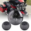 Для мотоцикла Harley Davidson Electra Glide Softail Fat Boy Touring 7-дюймовая мотоциклетная светодиодная фара с 4,5-дюймовыми противотуманными фарами