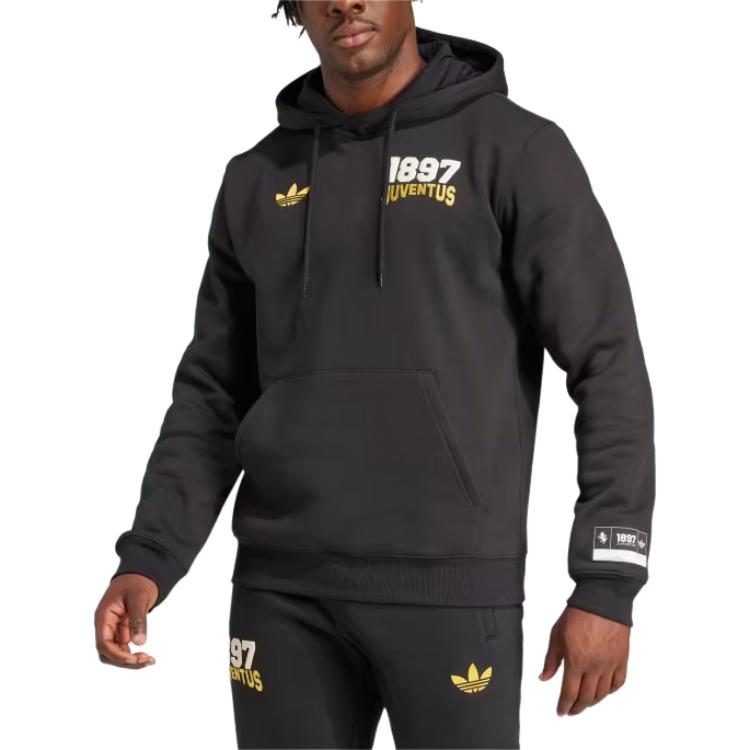 adidas Originals Juventus VRCT Hoodie Black Active Gold JF2567