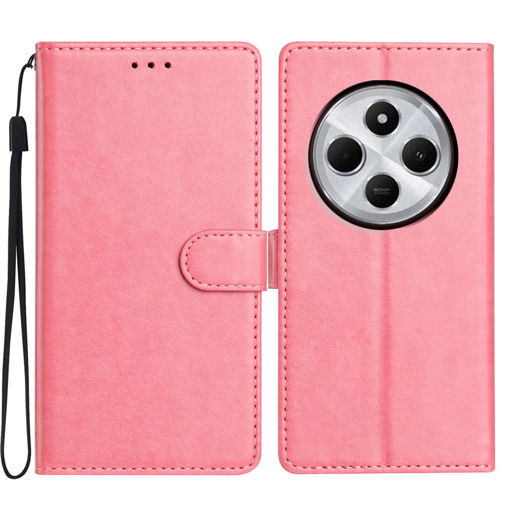 Для Xiaomi Redmi A4 5G Кожаный чехол-кошелек с подставкой Чехол для телефона с удобным ремешком