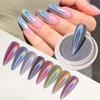 1 Box New Solid Electroplating Laser Nail Powder Magic Mirror Holographic Nail Art Nail Glitter Pigment Dust Manicure Decoration