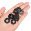 PATIKIL M8 Rubber Flat Washers, 12-Pack, 8mm Inner Diameter, 18mm Outer Diameter, 1.5mm Thick, Black, Sealing Spacer Gasket Ring for Faucet Pipe Water
