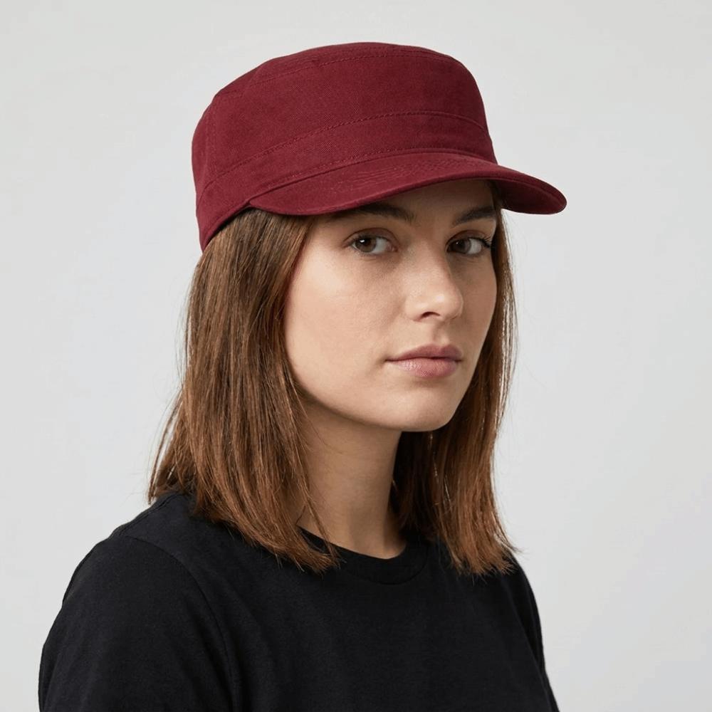 Casual Style Peaked Cap Flat Brim Baseball Cap Casual Flat Top Hat Women