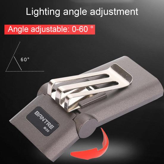 Hat Clip Light USB Charging Mini Convenient High Brightness Solid Dark Area Lighting 3 Smart Modes Fishing Flashlight Rechargeable Headlamp