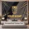 Custom Name Text Tapestry Wigan Warriors Personalized Polyester Wall Tapestry For Bedroom And Room