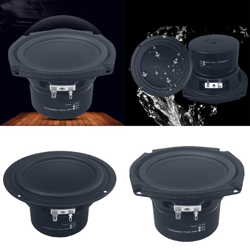 5,25-дюймовый 4-омный сабвуфер Hi-Fi компонентный динамик металлический рупор для глубоких басов и захватывающего звукового опыта аксессуар