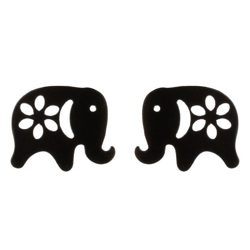 Милые серьги-гвоздики из нержавеющей стали в виде совы, пчелы, змеи и кита — вдохновлены корейским французским стилем