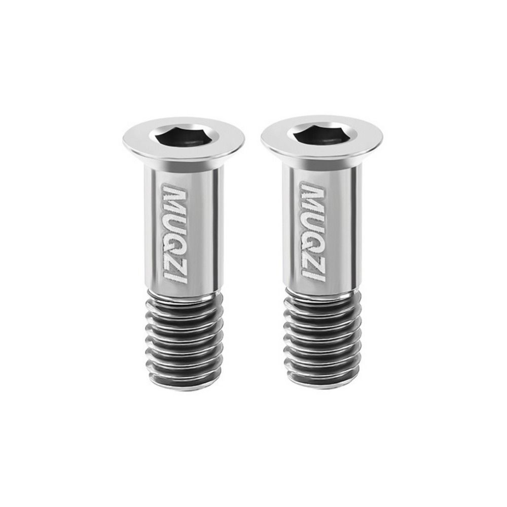 2PCS Titanium Zinc Zinc Alloy Rear Derailleur Jockey Wheel Screws Bicycle Rear Guide Wheel Screw  MTB