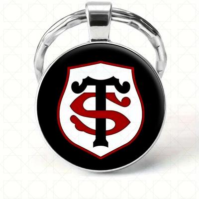 1 шт. Винтажный брелок Stade Toulousain, прочный, для самостоятельного декора, аксессуары для ключей автомобиля, сувенирный подарок для мужчины, женщины