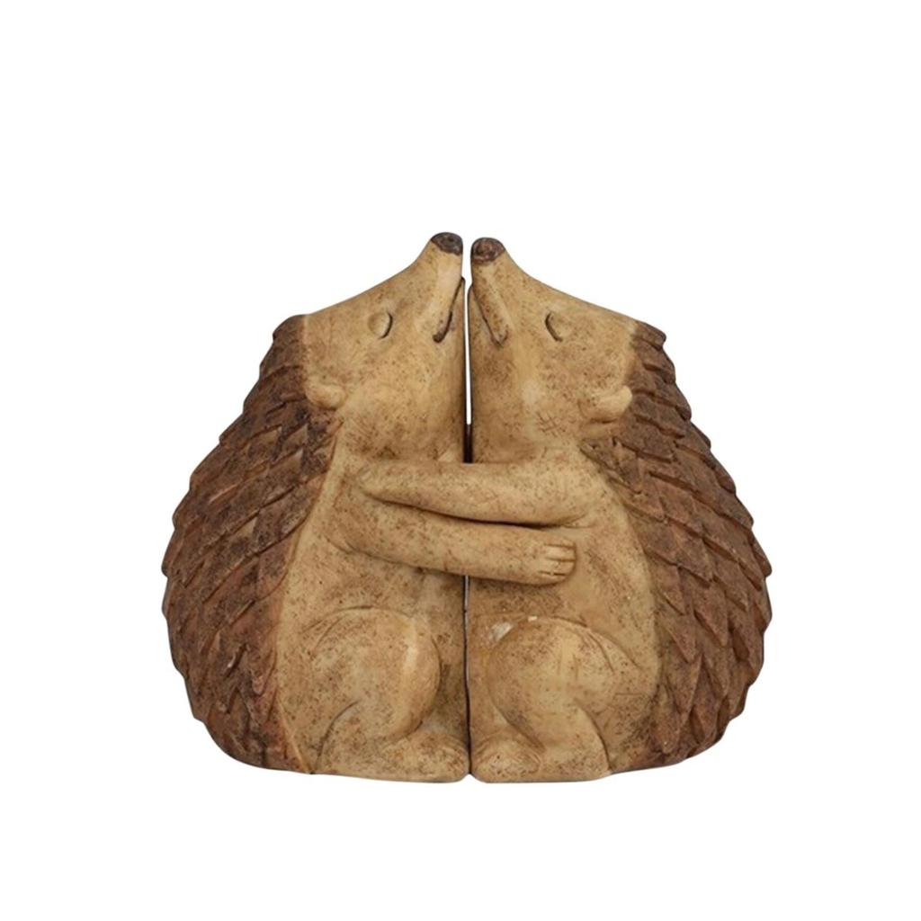 Creative Love Animal Hug Statue Resin Crafts Elephant Couple Hug Statue Wedding Anniversary Gift Birthday Home Decor