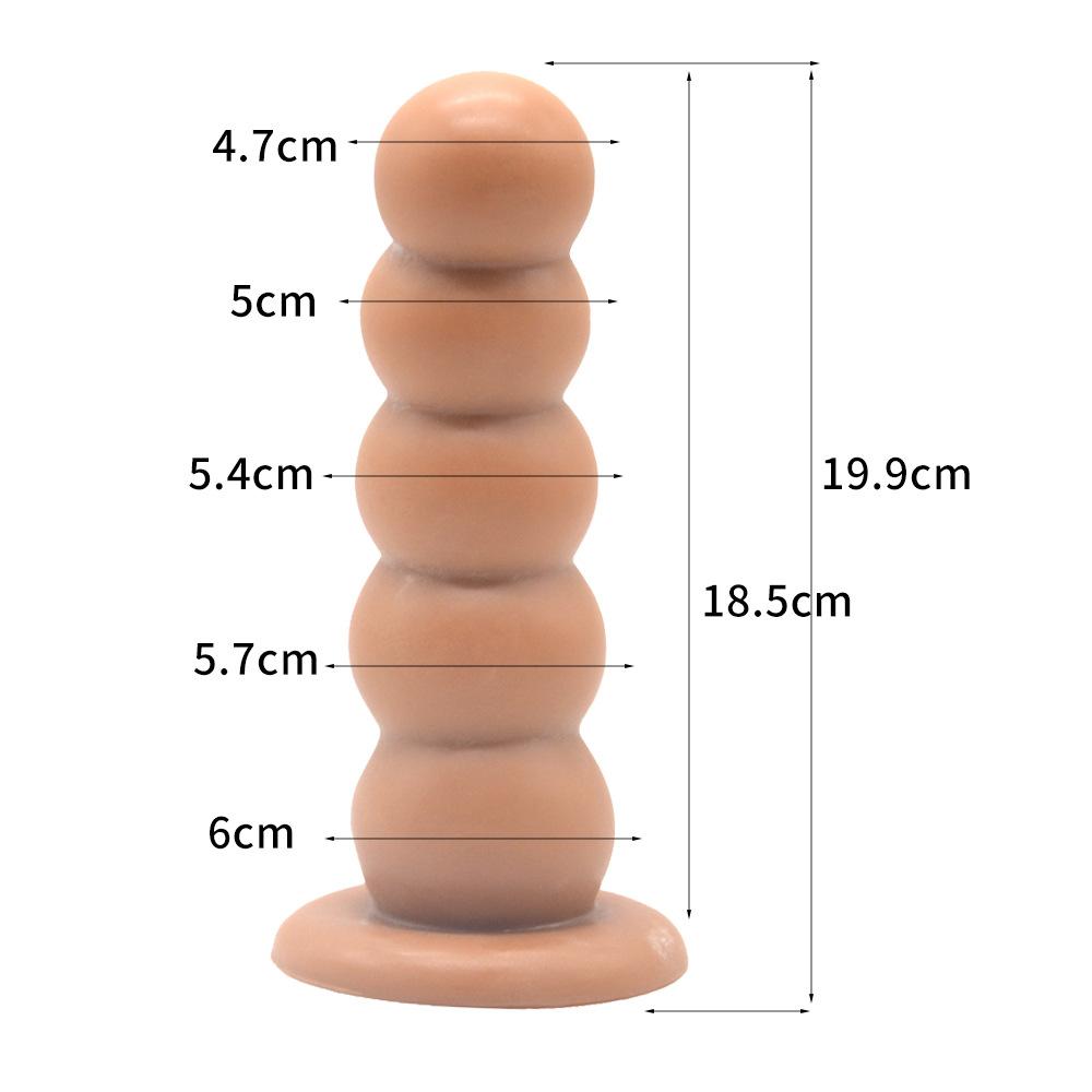 Пять шариков с бусинами для вытягивания Пенис Анальная пробка Пара Веселый секс Счастливая игрушка Мастурбация Оргазм Палочка Продукты для взрослых