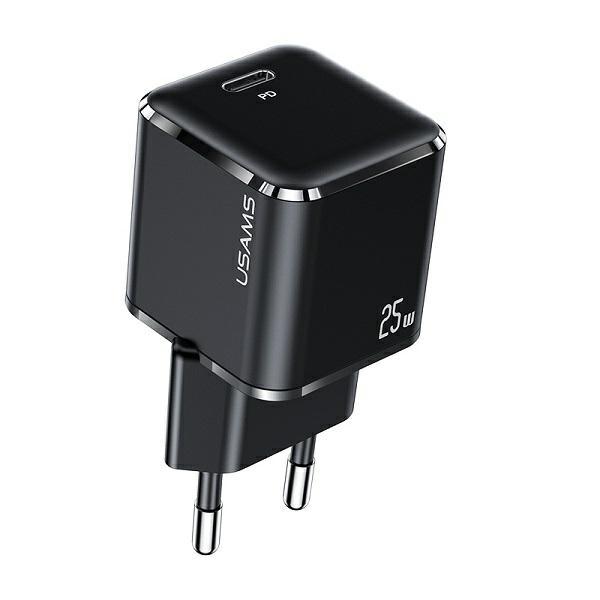 Ładowarka sieciowa 25W USAMS Super SI Power Delivery USB-C Czarna