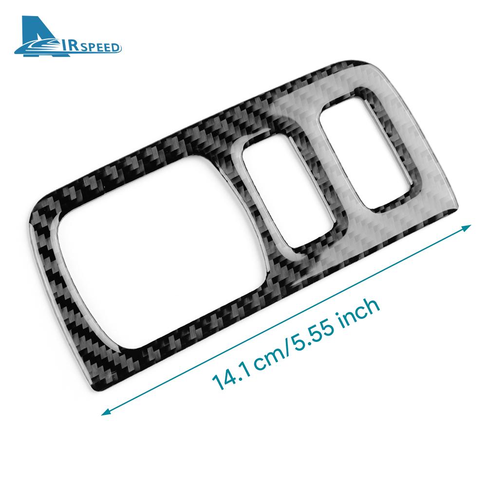 Real Soft Carbon Fiber Sticker For Renault Fluence Megane 3 RS 2009 2010 2011 2012 2013 2014 2015 LHD RHD Car Headlight Button