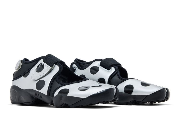Nike Женские Air Rift 'Горошек Черный Металлик Серебристый'