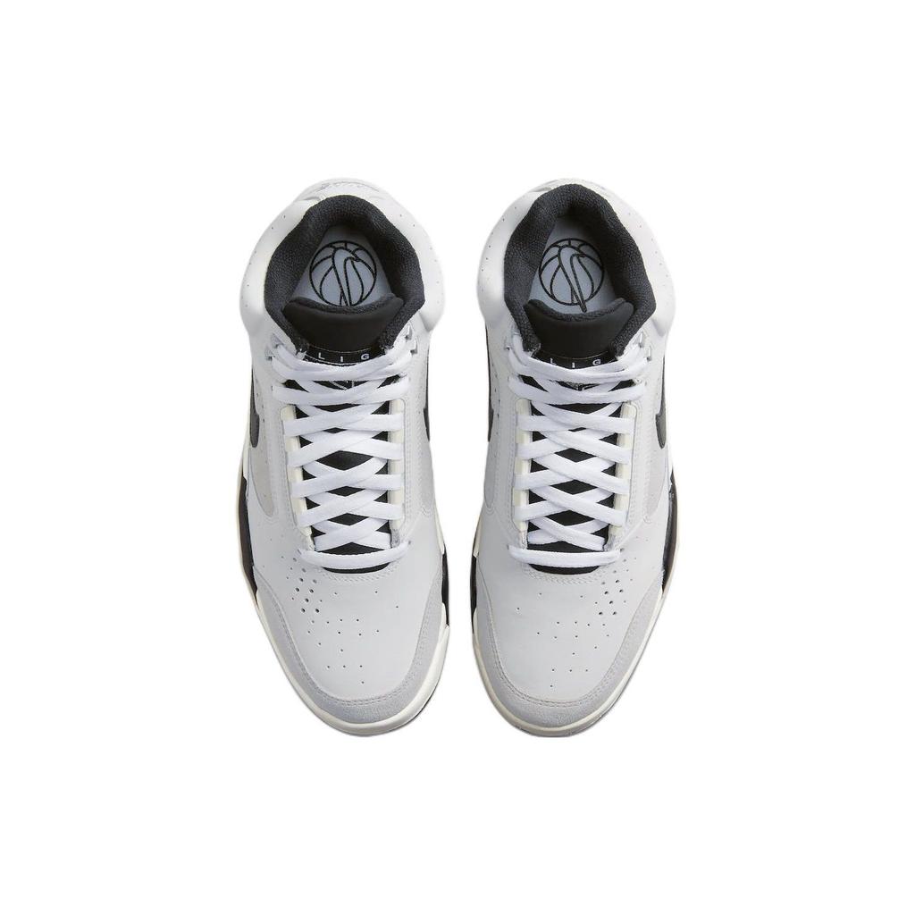 Nike Air Flight Lite Mid Light Smoke Grey Мужские кроссовки Photon-Dust Metallic-Silver Black FJ2949-001