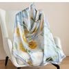 Принт новый шарф из искусственного шелка женский отпускной модный солнцезащитный шарф темпераментная девушка